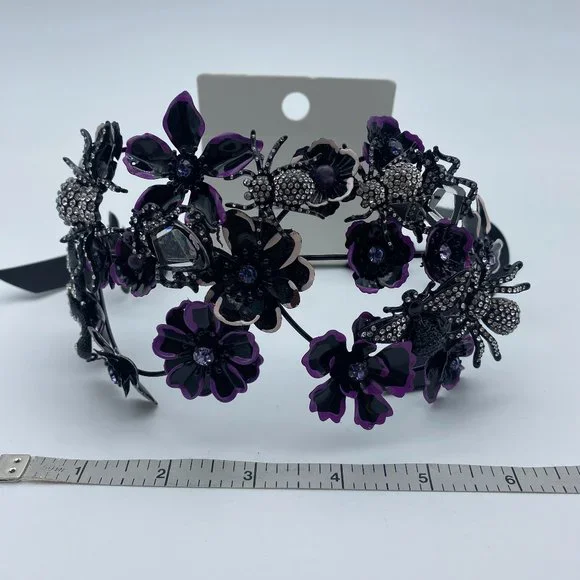 ZARA HALLOWEEN SPIDERS HEAD BAND Halloween Spider Hat Spider Fascinator Creepy Spider and Web  main image 2